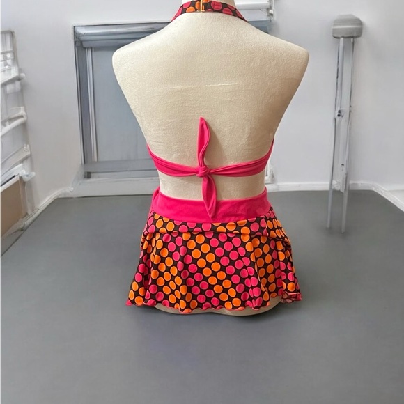 Victoria's Secret Pink and Orange Polka Dot Bikini - Picture 2 of 4